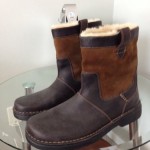Clarks Fur Lined Brown Boots