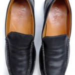 Men’s COLE HAAN Nike Air Grain Leather Loafers Shoes Size 10 M Black