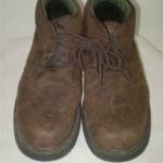 Mens Clarks Lace Up Chukka Boots Ankle Boots Brown Leather Size 10.5 M