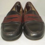 Mens Cole Haan Penny Loafers Casual Black Brown Leather Size 13 D