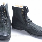 Cole Haan Rhone Quilted C09688 Air 8.5 black leather Snow Waterproof boot shoe