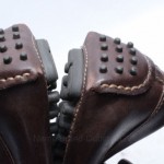 Cole Haan Grant C08896 Air 9.5 Tmoro brown leather Driver Moc Toe Loafer shoe