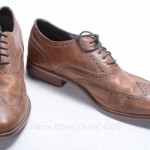 Cole Haan Colton C10027 Air 12 russet brown leather Oxford Wingtip Grain shoe
