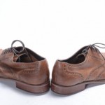 Cole Haan Colton C10027 Air 12 russet brown leather Oxford Wingtip Grain shoe