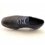 Cole Haan Great Jones Wingtip Mens Size 10 Blue Leather Oxfords Shoes