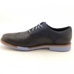 Cole Haan Great Jones Wingtip Mens Size 10 Blue Leather Oxfords Shoes