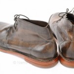 Cole Haan Paul C09448 8.5 loden green leather Chukka Laced Round boot shoe New