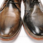 Cole Haan Paul C09448 8.5 loden green leather Chukka Laced Round boot shoe New