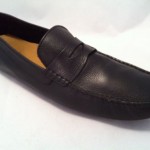 COLE HAAN Howland Black Driving Penny Loafers Moccasins Shoes 14 M