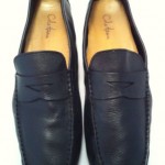 COLE HAAN Howland Black Driving Penny Loafers Moccasins Shoes 14 M