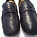 COLE HAAN Howland Black Driving Penny Loafers Moccasins Shoes 14 M