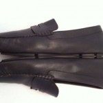 COLE HAAN Howland Black Driving Penny Loafers Moccasins Shoes 14 M