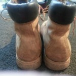 TIMBERLAND WORK BOOT real  LEATHER US SZ 11 MEDIUM need cleaning good shape