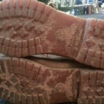TIMBERLAND WORK BOOT real  LEATHER US SZ 11 MEDIUM need cleaning good shape