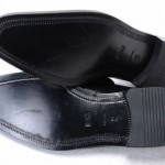 Hugo Boss 50217172 L10.5 R10 black Apron Toe Bit Strap Loafer shoe New MISMATE