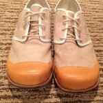 Diesel Men’s Tan Canvas Rubber Duck Style Oxford “Drac” Size 8.5