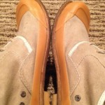 Diesel Men’s Tan Canvas Rubber Duck Style Oxford “Drac” Size 8.5