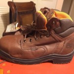 New Timberland Pro Men’s Brown 26063 Titan Safety Toe Eh Work Boots Sz 9.5