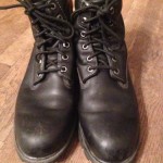 MENS TIMBERLAND ROLL TOP BOOTS BLACK SIZE 11M