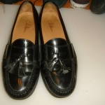 Cole Haan Mens Black Loafer W/Tassels Size 8 1/2D
