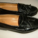 Cole Haan Mens Black Loafer W/Tassels Size 8 1/2D