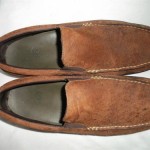 Cole Haan Tobacco Nubuck/Pebble Leather Slip-on Loafers~Driving Moccasins 12 M