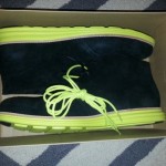 NIB New Men’s Sz 12 Cole Haan Lunargrand Chukka Black Suede Volt 100% Authentic