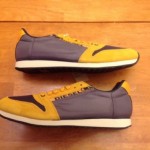 Diesel Men’s Yellow/Gray Shoes, “The Great Era Slocker Sneakers”, Size 10, New!