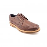 Cole Haan Cooper Sq. Wingtip Mens Size 7 Brown Wingtip Leather Oxfords Shoes