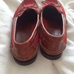 Mens Saddle Red Brown Cole Haan Geniune Handsewn Tassel Loafers Sz 10.5 M