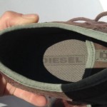 Diesel Ivalo Mens Size 10.5 Brown Leather Athletic Sneakers Shoes  Eur 44