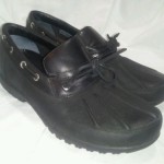 COLE HAAN BLACK NIKE AIR WATERPROOF DUCK DUCK MOCASSINS LOAFERS MEN’S Size 9.5M