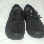 COLE HAAN BLACK NIKE AIR WATERPROOF DUCK DUCK MOCASSINS LOAFERS MEN’S Size 9.5M