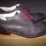 Men’s Cole Haan Air Colton Casual Wingtip Iron Textured Grey Leather 11M C10557