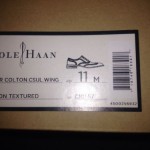 Men’s Cole Haan Air Colton Casual Wingtip Iron Textured Grey Leather 11M C10557