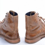 Cole Haan Harrison C10965 Air 11 tan leather Ankle Wingtip boot dress shoe