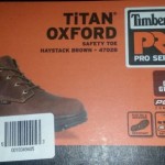 Men timberland titan oxford size 12 steel toe