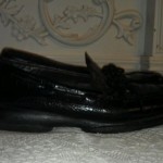 Men’s Cole Haan black loafers slip on shoes sz 12