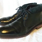 Cole Haan Men’s Black Leather/Suede Trim Lace-Up Desert~Dress Ankle Boots 10M