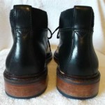 Cole Haan Men’s Black Leather/Suede Trim Lace-Up Desert~Dress Ankle Boots 10M