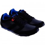 Diesel Mens Tipop S Black Blue Casual Leather Lace Up Sneakers Shoes