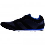 Diesel Mens Tipop S Black Blue Casual Leather Lace Up Sneakers Shoes