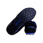 Diesel Mens Tipop S Black Blue Casual Leather Lace Up Sneakers Shoes