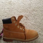 GREAT CONDITION wheat timberland boots size 7