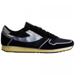 Diesel Mens Pass On Black Casual Lace Up Sneakers Shoes