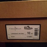 Cole Haan ‘Lunargrand Long Wingtip’ Oxford Sz 10 M in Black/White $228