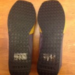 Diesel Men’s Yellow/Gray Shoes, “The Great Era Slocker Sneakers”, Size 10, New!