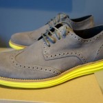 Cole Haan Lunargrand Oxford Wingtip Shoes Charcoal Gray Suede Volt 9 NEW Nike