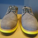 Cole Haan Lunargrand Oxford Wingtip Shoes Charcoal Gray Suede Volt 9 NEW Nike
