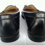MENS SIZE 10M Cole Haan city BLACK Leather TASSEL LOAFERS Driver Shoes